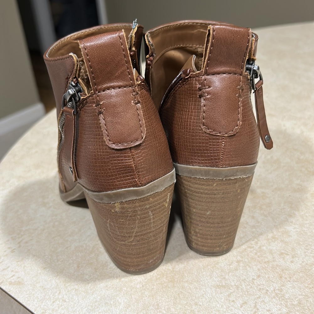 Universal Thread Brown Booties - image 2